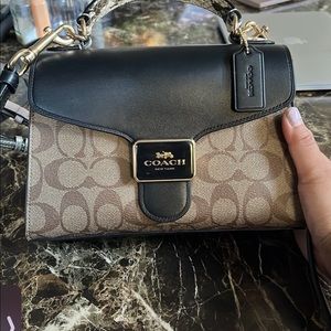 Coach Pepper Satchel In Signature Canvas